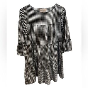 Philosophy Petite Medium Dress in Black and White Gingham